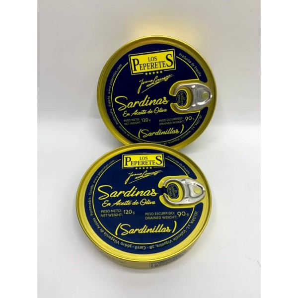Sardinas en AOVE Los Peperetes